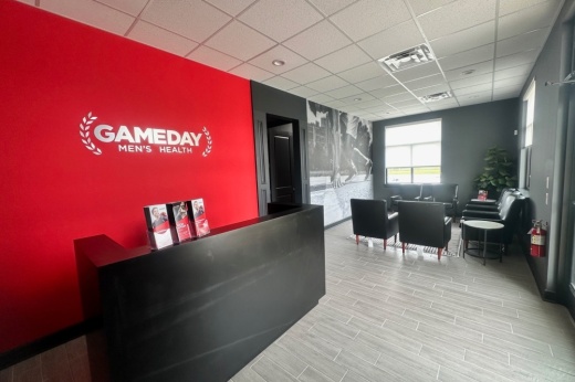 Photo shows inside Gameday Men's Health