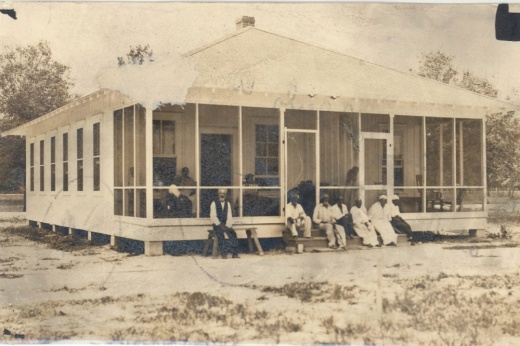 Original housing for African American residents of the Harris County Home for the Aged.