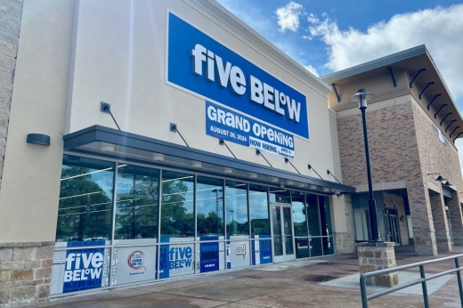 A new location of discount store Five Below quietly opened in late August in Round Rock, with plans for a grand opening Aug. 31.  (Brooke Sjoberg/Community Impact)