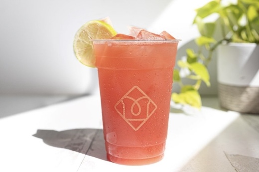 Picture of a drink in a cup.