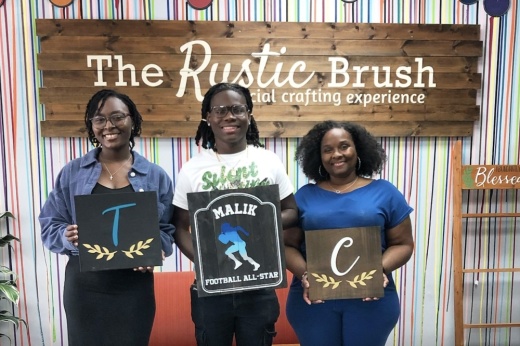 people at The Rustic Brush