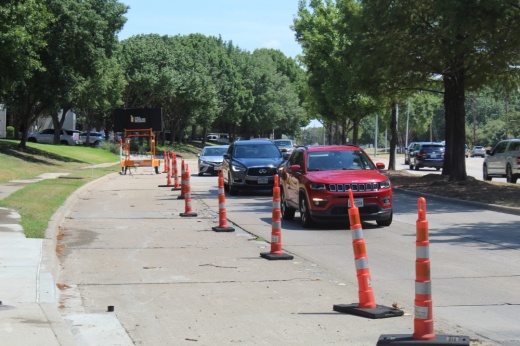 Sewer line improvements are set for Plano Parkway. (Michael Crouchley/Community Impact)
