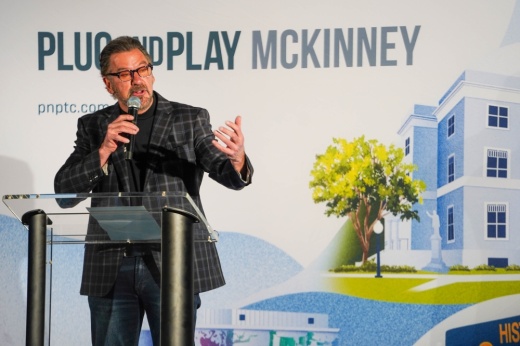 McKinney Mayor George Fuller speaking