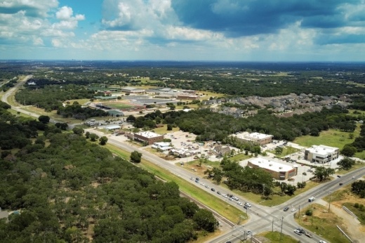 Aerial photo of the town of Argyle