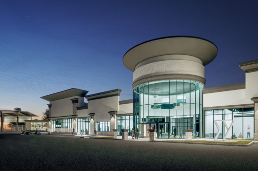 An exterior rendering of YMCA Tomorrow Academy at Four Points.