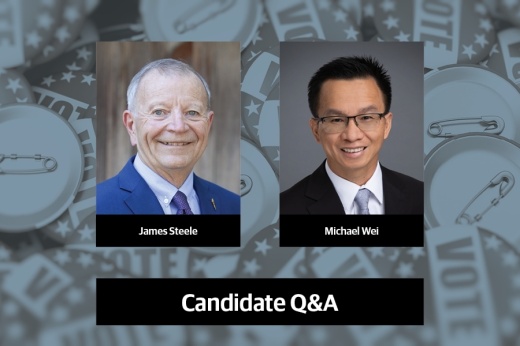 Q&A: Get to know the candidates for Round Rock ISD board of trustees Place 7. (Courtesy James Steele, Michael Wang/Community Impact)