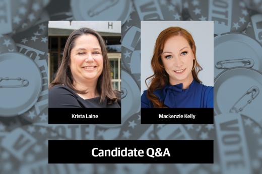 Incumbent council member Mackenzie Kelly is facing Krista Lane in the Northwest Austin race. (Community Impact staff)