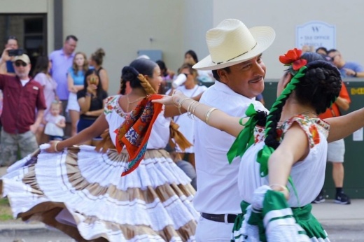 An image of dancers at a previous Fiesta Georgetown.