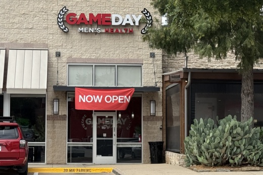 Entrance to Gameday Men's Health in Lewisville