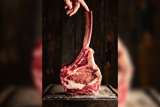 Image shows a steak