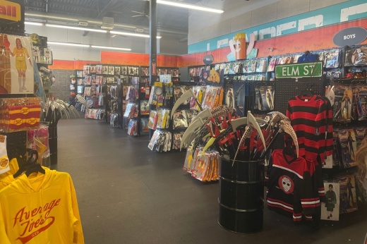An image of interior of the Leander storefront.