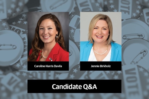 Two candidates filed to appear on the Nov. 5 ballot for Texas House District 52: incumbent Caroline Harris Davila and Jennie Birkholz. (Courtesy Caroline Harris Davila, Jennie Birkholz/Community Impact)