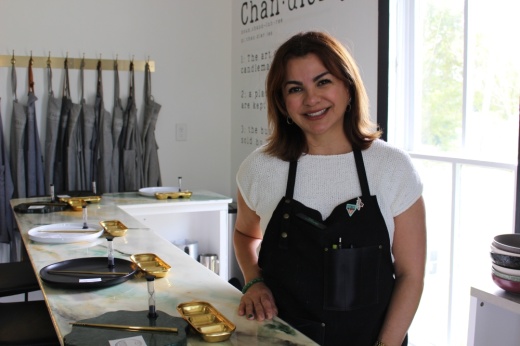 Iris Ochoa was encouraged by another woman business owner to open Chandlery Candle Bar, she said. (Asia Armour/Community Impact)