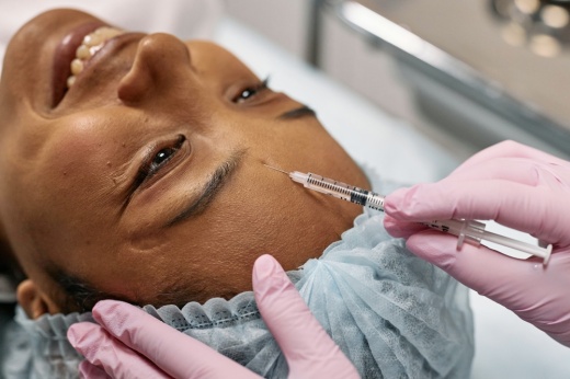 Woman getting Botox