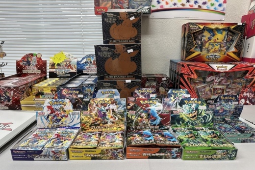 Adventures with Dick Hobby & Games sells Pokémon cards. (Amira Van Leeuwen/Community Impact)