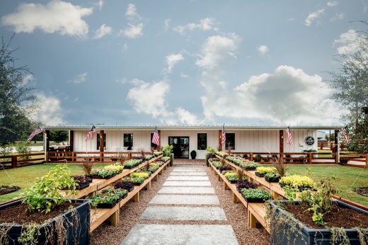 Path leading to resturaunt