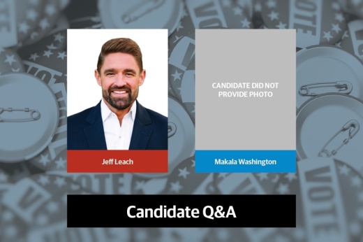 Republican incumbent Jeff Leach and Democratic challenger Makala Washington are in the race for the Texas House Representative, District 67 seat. (Community Impact staff)