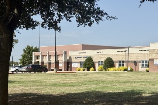 LISD's Community Efficiency Committee identified 20 campuses, including Bluebonnet Elementary, for further review, which could lead to boundary adjustments or facility retirements. Bluebonnet Elementary was listed for boundary adjustment consideration. (Kevin Cummings/Community Impact)