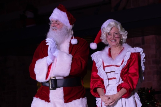 Santa Claus and Mrs. Claus