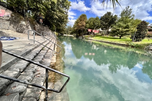 New Braunfels will start improvements at the last public exit of the Comal River to make it safer and more accessible for river users. (Shaheryar Khan/Community Impact)