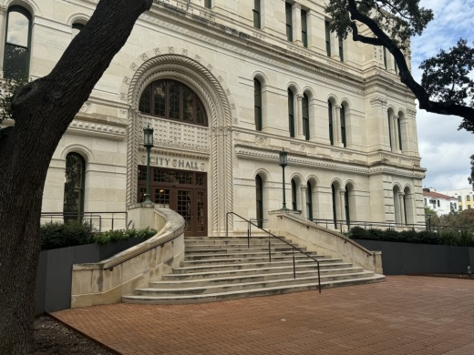 front of city hall