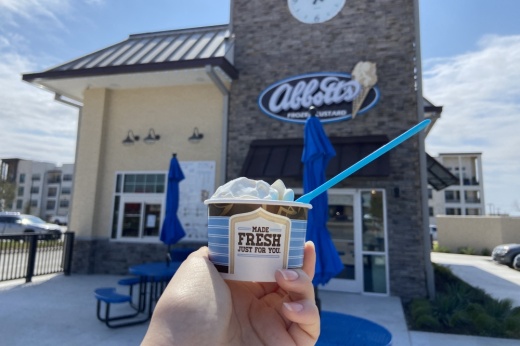 Abbott's Frozen Custard serves custard, milkshakes, sundaes and more. (Sarah Hernandez/Community Impact)