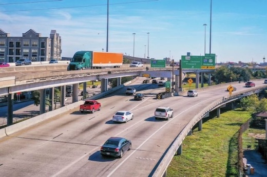 Leaders in Houston and with the Texas Department of Transportation gathered Oct. 16 to celebrate the groundbreaking on a $13 billion project that involves expanding a portion of I-45 in Houston and revamping the road system downtown. (Nathan Colbert/Community Impact)