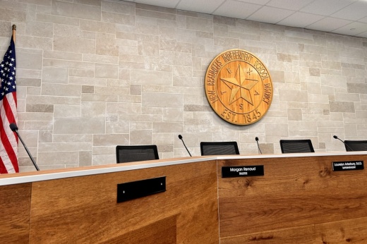 empty NBISD dais