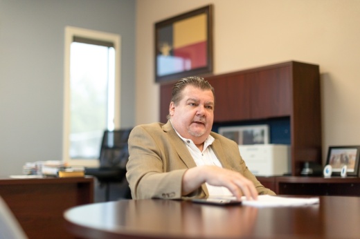 Liberty Hill City Manager Paul Brandenburg describes what changes the home rule charter will bring to Liberty Hill, including how his position will be at the helm of operations. (Matthew Brooks/Community Impact)