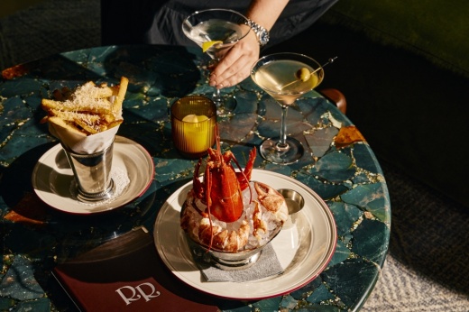 The Royale Room serves whole lobsters, fresh oysters and other seafood. (Courtesy Mackenzie Smith Kelley)