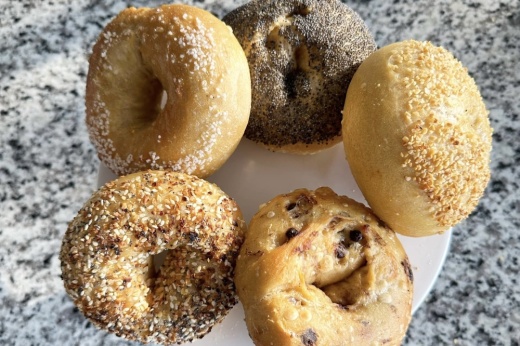 Legacy Bagels offers a variety of bagels flavors including everything, salt, poppyseed, onion and chocolate chip. (Courtesy Legacy Bagels)