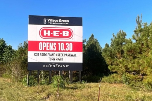 Bridgeland's new H-E-B store is set to open Oct. 30. (Courtesy Bridgeland)