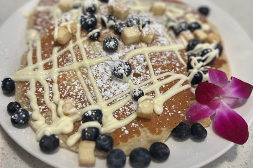 Pancakes from Egg-Cited Brunch House