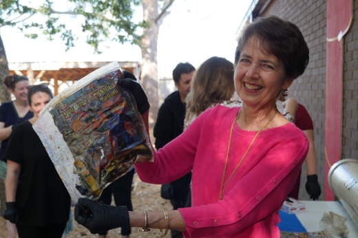 VHS tapes, Houston Rockets souvenir cups and a baseball glove were some of the items revealed in Westwood Elementary’s 30-year-old time capsule at a ceremony held by Friendswood ISD on Oct. 26. (Courtesy Friendswood ISD)