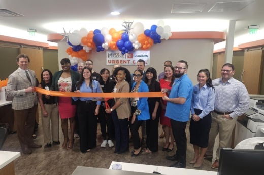 Memorial Hermann-GoHealth Urgent Care officials gathered to celebrate the opening of its new Katy Park location on Oct. 28. (Courtesy Memorial Hermann-GoHealth Urgent Care)