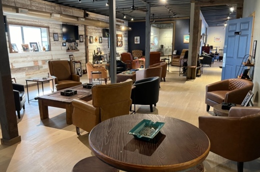 Interior of the new Cigar Vault location in Bee Cave. (Courtesy The Cigar Vault)