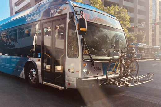 CapMetro is offering free rides for Election Day, Nov. 5. (Haley McLeod/Community Impact)