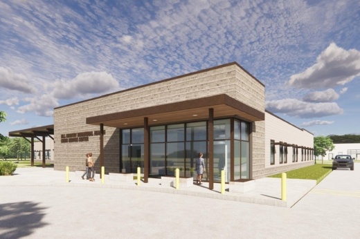 The new $8.65 million facility is set to open in New Braunfels by the end of 2025. (Courtesy Comal County)