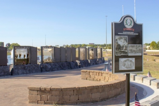 Montgomery County Veterans Memorial is in Conroe. (Courtesy Montgomery County Veterans Memorial Commission)