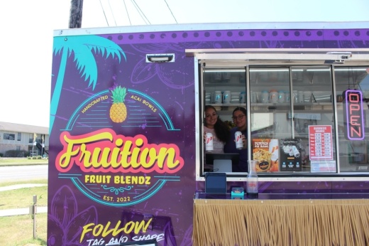 Fruition Fruit Blendz offers handcrafted acai bowls and smoothies. (Shaheryar Khan/Community Impact)
