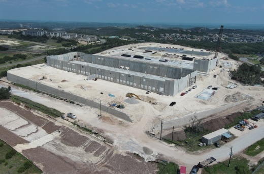 An aerial view of the West Austin Business Park site. (Courtesy KBC Advisors)