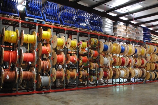 wires in a warehouse