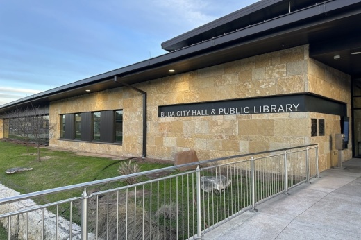 Buda City Hall is located at 405 Loop St. (Amira Van Leeuwen/Community Impact)
