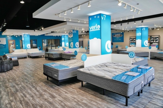 mattress store interior