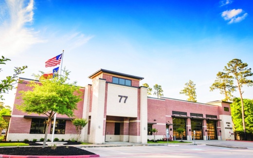 Spring Fire Department's Station 77 is undergoing interior renovations to address foundation issues. (Courtesy Spring Fire Department)
