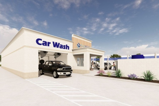 example of a BlueWave Express Car Wash