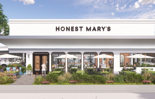A render of Honest Mary's Houston location at River Oaks (Courtesy Honest Mary's)