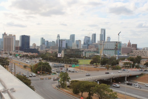 The Texas Department of Transportation broke ground on its I-35 Capital Express Central project Oct. 30, signaling the next decade of construction along I-35 through Austin. (Haley McLeod/Community Impact)