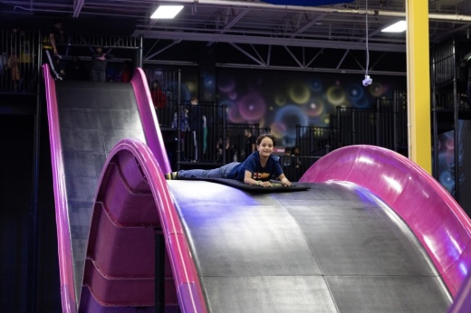 Slick City will feature a variety of attractions including slides, sports air courts and zip lines. (Courtesy Slick City)