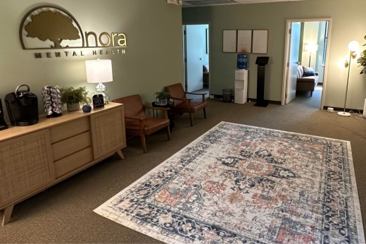 An image of the lobby in the center.